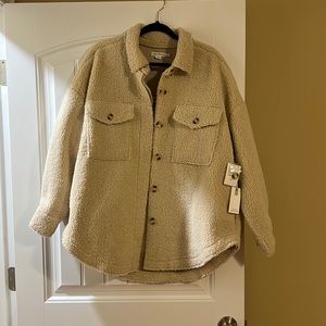 Good American teddy jacket